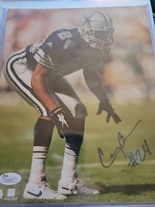 Larry Brown SB MVP Dallas Cowboys Autographed 8x10 Photo Jsa Certified - Picture 1 of 3