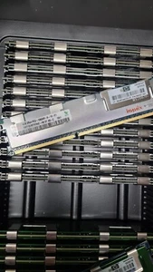Hynix 4GB 2RX4 PC3 10600R 9-10-E1 HMT151R7TFR4C-H9 D7 AB - C - Afbeelding 1 van 3
