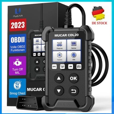 MUCAR CDL20 Profi KFZ Fehlercode Lesegerät OBD2 Diagnosegerät Auto OBD Scanner - Bild 1 von 4