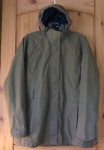 The North Face Olive Drab Hooded Rainwear, Women's L
