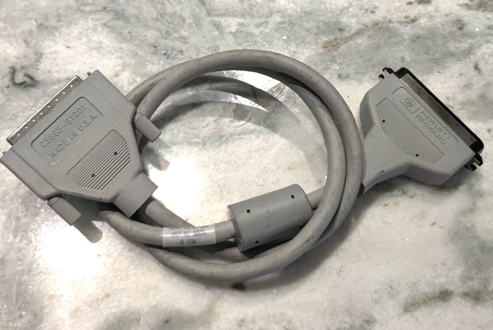 Genuine HP C5665A SCSI 50-Pin (M) to 68-Pin (F) 1m 3ft Cable - USA SELLER! - Image 1 of 1