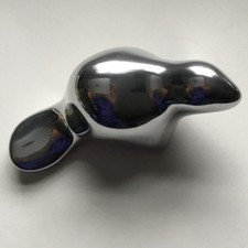 HOSELTON ALUMINIUM SCULPTURE 955 BEAVER. BOMBARDIER REGIONAL AIRCRAFT SOUVENIR.