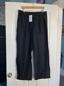New RO&ZO Black LINEN BLEND Wide Leg TROUSERS Size UK 18 Summer - Picture 1 of 8