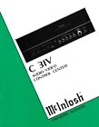 McIntosh C 31V Audio/Video Control Center Owner's Manual | SCAN + PDF