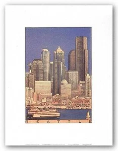 ART PRINT Seattle Craig Holmes 17x13 Teleky - Picture 1 of 1