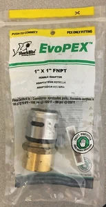 SharkBite K094A EvoPEX 1 in. Push-To-Connect X 1 in. FNPT Female Adapter 1 Pk - Picture 1 of 2