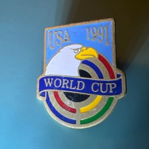WM USA 1991 Anstecknadel American Eagle Soccer Football Futbol Mütze 1" - Bild 1 von 3