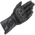Alpinestars SP-2 V3 Motorcycle Motorbike Leather Gloves - Black / Anthracite