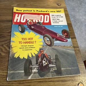 Hot Rod Magazine August 1955 Packard's New V8. Dragster too hot to handle - Imagen 1 de 5