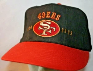 SF 49ERS Equipo de Fútbol Fútbol Snapback Gorra Sombrero Bordado Logotipo De Colección 006 - Imagen 1 de 7