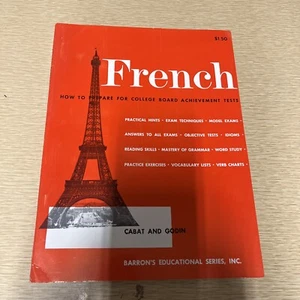 VTG 1959 FRENCH How to Prepare for College Board Achievement Tests Cabat Godin - Picture 1 of 4