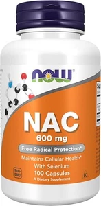 NOW FOODS NAC 600 mg 100 pflanzliche Kapseln - Bild 1 von 7