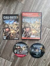 Call of Duty 3 Sony PlayStation 2 PS2 2007 w/ manual SPECIAL BONUS DISC - TESTED