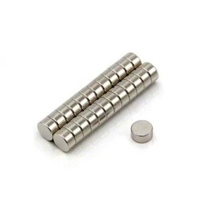 diámetro 6mm x 3mm de espesor imán de neodimio N42 - 0.9kg tiro (paquete de 20) - Imagen 1 de 1