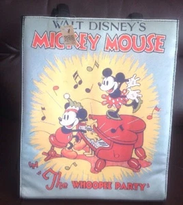 New Unique Walt Disney Mickey and Minnie Mouse "The Whoopee Party" Handbag (C64) - Picture 1 of 8