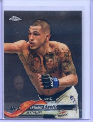 2018 Topps UFC Chrome Base # 72 Anthony Pettis - Lightweight - Image 1 of 3