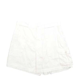 RALPH LAUREN Linen White Chino Linen Shorts Womens W28 - Picture 1 of 5