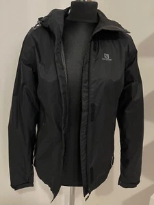 SALOMON REGENJACKE SCHWARZ GR. 36 S TOP ZUSTAND - Bild 1 von 4