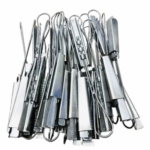 25 PK STEEL DROP WIRE CABLE CLAMP 2PRMS-25 F045004 - Picture 1 of 5