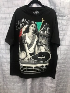 (L) Viva Mexico Men's Tee short sleeve NWT DGA T-Shirt - Picture 1 of 5