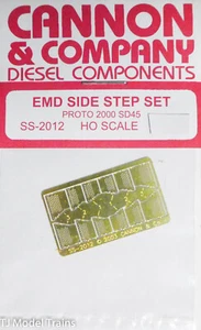 Cannon & Company HO #2012 EMD Side Step Set, Proto 2000 SD45 (Brass Etched) - Picture 1 of 1