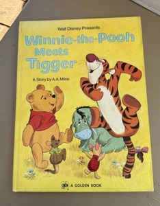 1974 Big Golden Books Walt Disney Winnie-the-Pooh Meets Tigger 10th Printing - Picture 1 of 14