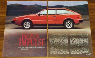 ARTÍCULO DE REVISTA ISUZU IMPULSE ROAD & TRACK DESDE STAND HASTA SHOWROOM Foto 1 de 3