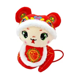 Animal Stuffed Toy Snake Mascots Pendant Keychain New Year Party Decorations - Picture 1 of 8