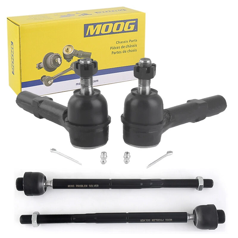 Tie Rod Ends 4x Inner Outer MOOG Fits Escalade Tahoe Yukon Sierra Silverado A7