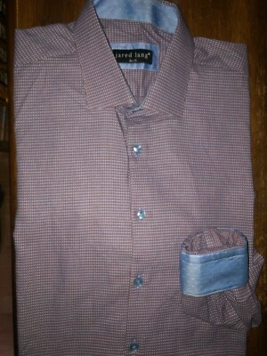 Men's Jared Lang Long Sleeve Geometric Pattern Button Front Shirt Size XL/5 EUC - Image 1 of 2