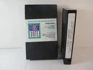First Vote People for The American Way VHS Videorecorder Bandfilm - Bild 1 von 4