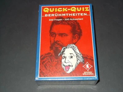 Quick Quiz " Berühmtheiten" / Berliner Spielkarten / NEU - Bild 1 von 2