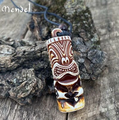 Collar colgante azteca maya indígena maya indio nativo americano de colección MENDEL para hombre joyería Foto 1 de 4