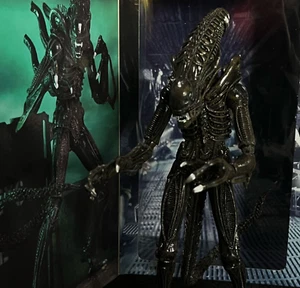 ALIEN BROWN WARRIOR XENOMORPH w/BOX • NECA ALIENS - Picture 1 of 3