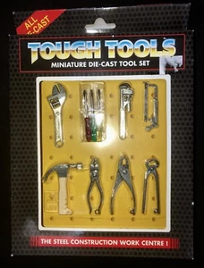 Juguetes de colección Power Die Cast herramientas en miniatura nuevo en tarjeta nuevo de colección difícil de encontrar - Imagen 1 de 9