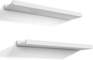 Floating Shelves Wall Mounted Set of 2, 24 Inch Wood Storage Wall Shelves for... - Picture 1 of 12