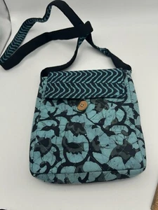 Crossbody Bag 100% Organic Cotton Handmade Hand Block Ink Bohemian Made In India - Picture 1 of 5