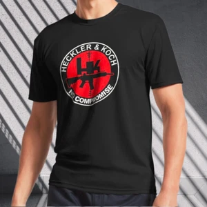 Hecklerr & Koch rot Active T-Shirt Logo Herren T-Shirt lustig Gr. S bis 5XL - Bild 1 von 4