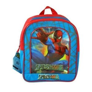 Backpack 11" SPIDERMAN Marvel Hero Blue Red Web U NWT
