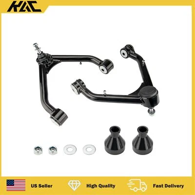 Black 2pcs Front Upper 2-4" Control Arms For 2003 2006 Chevrolet Avalanche 1500 - Image 1 of 4