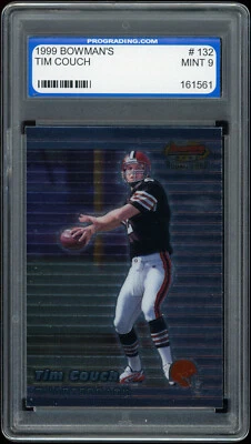1999 Bowman's Best #132 Tim Couch Rookie Grade 9 Mint Cleveland Browns - Image 1 of 4