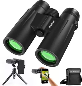 12x42 Binoculars for Adults High Powered with Upgraded Tripod and Phone Adapter - Picture 1 of 8