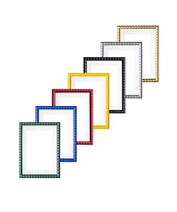 Bobbin Photo Frame With Bespoke Mount/ Passepartout Frame Choice of colours - Picture 1 of 12