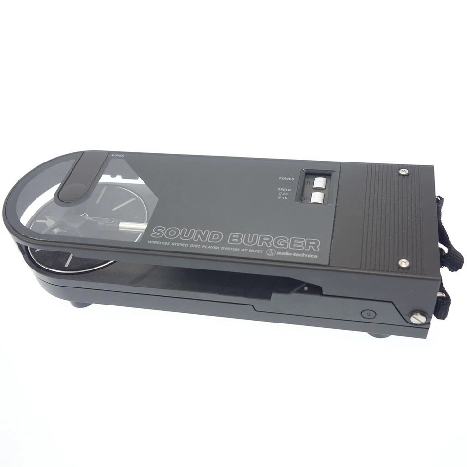 Audio-Technica AT-SB727 Black Color SOUND BURGER Record Player Turntable New - image 1 of 1