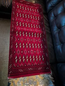 Traditional Handmade Persian Carpet Rug Pillow Case 48" X 21" - Picture 1 of 4