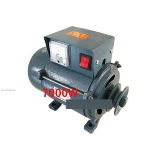 220V High Power 7000W Small Pulley Type Permanent Magnet Lighting Generator - Picture 1 of 3