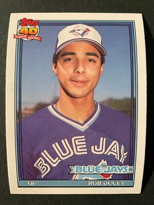 Rob DUCEY 1991 O-Pee-Chee Bilingual Baseball #101 Toronto Blue Jays - Image 1 of 2
