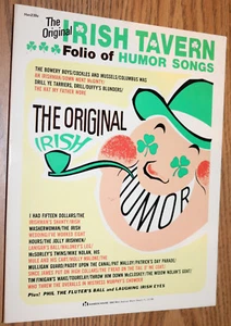 La Taberna Irlandesa Original Folio de Canciones de Humor - Cancionero Partituras - Imagen 1 de 3