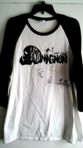 BAND AUTOGRAPHED Black & White XL 50" Chest/Bust Kromagnon Band Tee - Picture 1 of 3