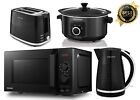 Microwave Toshiba with Morphy Richards Set Kettle Toaster and Slow Coker - BLACK